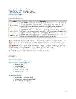 Preview for 5 page of EyeTech EyeOn-14WE Product Manual