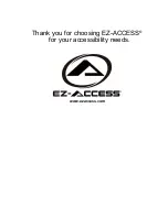 Preview for 92 page of EZ-ACCESS PATHWAY HD Code Compliant Modular Access System Installation Manual