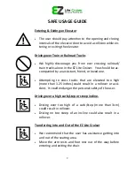 Preview for 9 page of EZ Lite Cruiser DX10 & DX12 User Manual