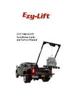 Ezy-Lift Ezy 2000 Installation Manual And Service Manual preview