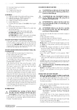 Preview for 16 page of F.F. Group 43 417 Original Instructions Manual