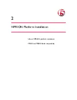 Preview for 17 page of F5 Viprion Platform Manual