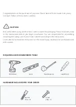 Preview for 2 page of FAB GLASS AND MIRROR L-B130E1 Installation Manual