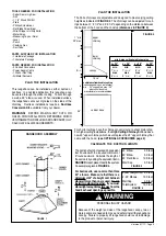 Preview for 5 page of Faber 36 Use And Care Manual / Installation Instructions