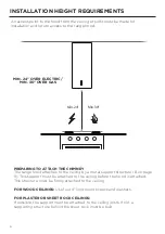 Preview for 8 page of Faber CYLINDRA ISOLA CYLNIS15SS600 Installation Instructions; Use And Care Information