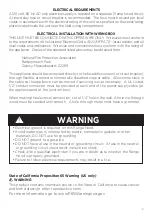 Preview for 5 page of Faber INLT21SSV Installation Instructions; Use And Care Information