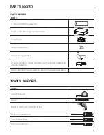 Preview for 9 page of Faber Levante E Installation Instructions; Use And Care Information