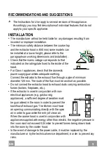 Preview for 3 page of Faber MATRIX EG10 X A90 ACTIVE Instruction Manual