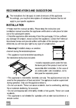 Preview for 18 page of Faber Solido FCH 32 Instruction Manual