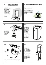 Preview for 10 page of Faber TENDER TEND30SSV Installation Instructions; Use And Care Information