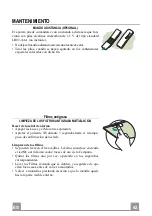 Preview for 42 page of Faber TRATTO ISOLA SP EG8 X/V A90 Instruction Manual