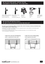 Preview for 4 page of FABRILAMP 083091301 Instruction Manual