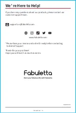 Preview for 17 page of Fabuletta FAF001 User Manual