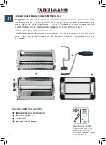 Preview for 22 page of Fackelmann 27916 Instructions Manual