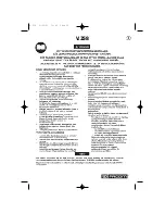 Preview for 26 page of Facom V.258 Instructions Manual