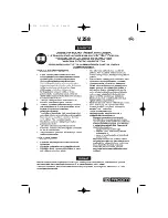 Preview for 32 page of Facom V.258 Instructions Manual