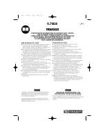 Preview for 2 page of Facom V.781 Instructions Manual