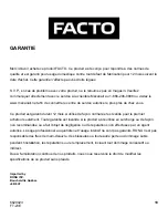 Preview for 10 page of FACTO 6629023 Owner'S Manual