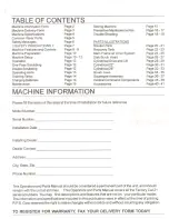 Preview for 2 page of Factory Cat 2000 Series Operator And Parts Manual