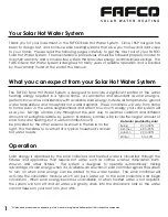 Preview for 2 page of FAFCO Solar Hot Water System Owner'S Manual