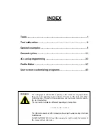 Preview for 3 page of Fagor CNC 8055 T Examples Manual