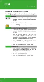 Preview for 18 page of Fagor CNC 8060 Users Quick Reference