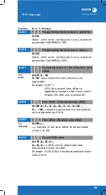 Preview for 59 page of Fagor CNC 8060 Users Quick Reference