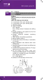 Preview for 98 page of Fagor CNC 8060 Users Quick Reference