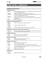 Preview for 37 page of Fagor CNC 8070 Quick Reference