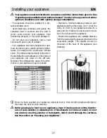 Preview for 27 page of Fagor FD-291NF Instructions For Use Manual