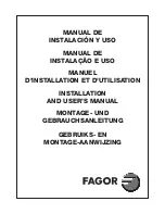 Fagor FIC-381E Installation And User Manual preview