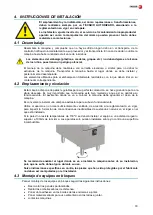 Preview for 18 page of Fagor Kore 900 Series Installation, Usage And Maintenance Instructions