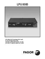 Fagor LPU 8000 User Manual preview