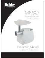 Fakir MINSO Instruction Manual preview