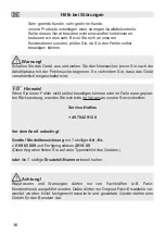 Preview for 16 page of Fakir premium VC 70 DC User Manual