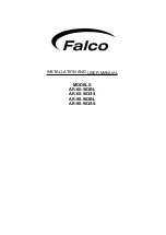 Falco AR-60-903BL Installation And User Manual preview