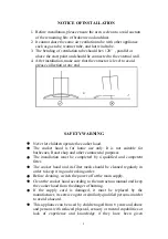 Preview for 8 page of Falco FAL-70-ICGW Instruction Manual