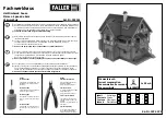 Faller HALF-TIMBERED HOUSE Instructions Manual preview