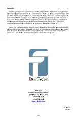 Preview for 48 page of Falltech 7262 Instructions Manual