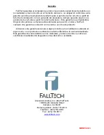 Preview for 52 page of Falltech 7433 User Manual