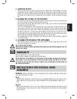 Preview for 21 page of FALMEC CAPPE VIRGOLA Instruction Booklet