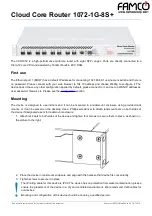 Preview for 1 page of Famco 1072-1G-8S+ Quick Start Manual