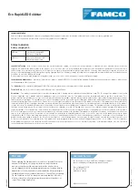 Preview for 2 page of Famco Eco Rapid LED Goldstar Quick Start Manual