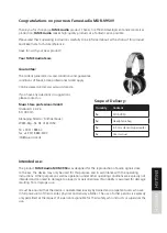 Preview for 5 page of FAME MDR-V950 User Manual