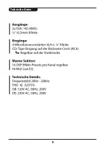 Preview for 3 page of FAME Powermixer PM 400 User Manual