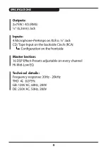 Preview for 6 page of FAME Powermixer PM 400 User Manual