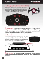 Preview for 13 page of FANATEC ClubSport Wheel Base V2 Manual