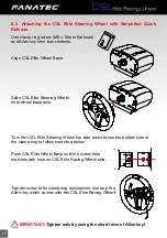 Preview for 15 page of FANATEC CSL Elite Racing Wheel Manual