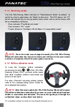 Preview for 35 page of FANATEC CSL Elite Racing Wheel Manual