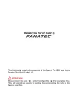 Preview for 2 page of FANATEC Sparco Pro 2000 Quick Manual